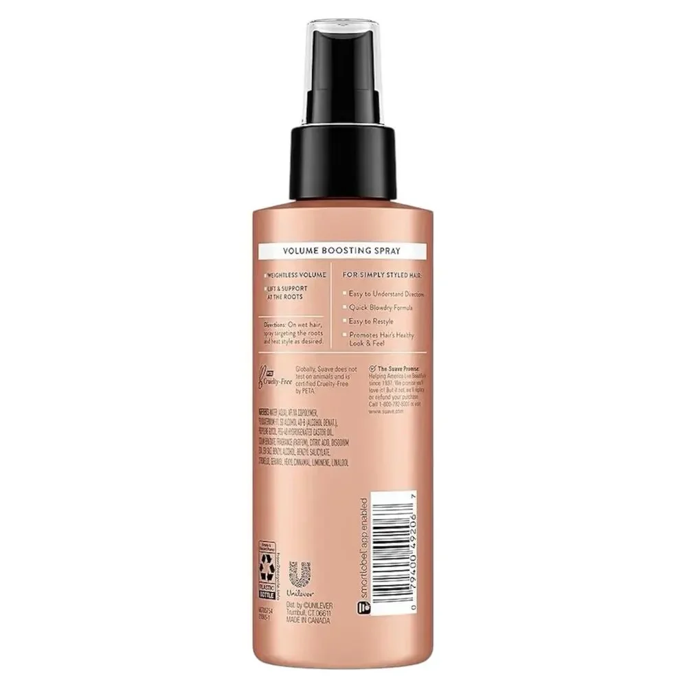 Suave Root Lifting Volume Boosting Spray, 6 fl oz, Pack of 2